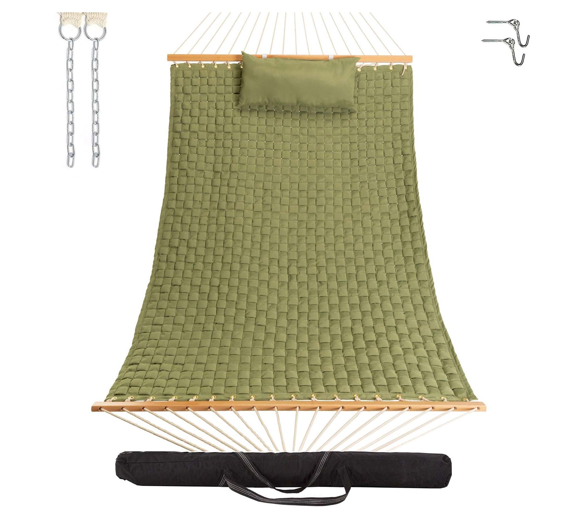 Castaway Living Soft Weave Hammock with Pillow&