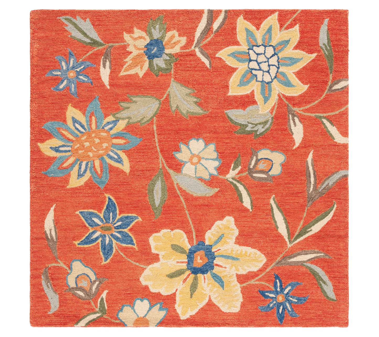 Blossom Collection BLM673 6' X 6' Square Rug byValerie