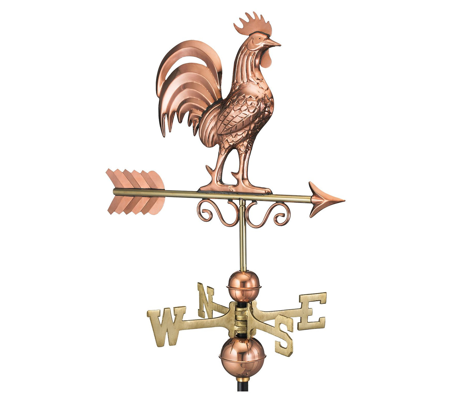 Bantam Rooster Weathervane - Pure Copper by Good Directions