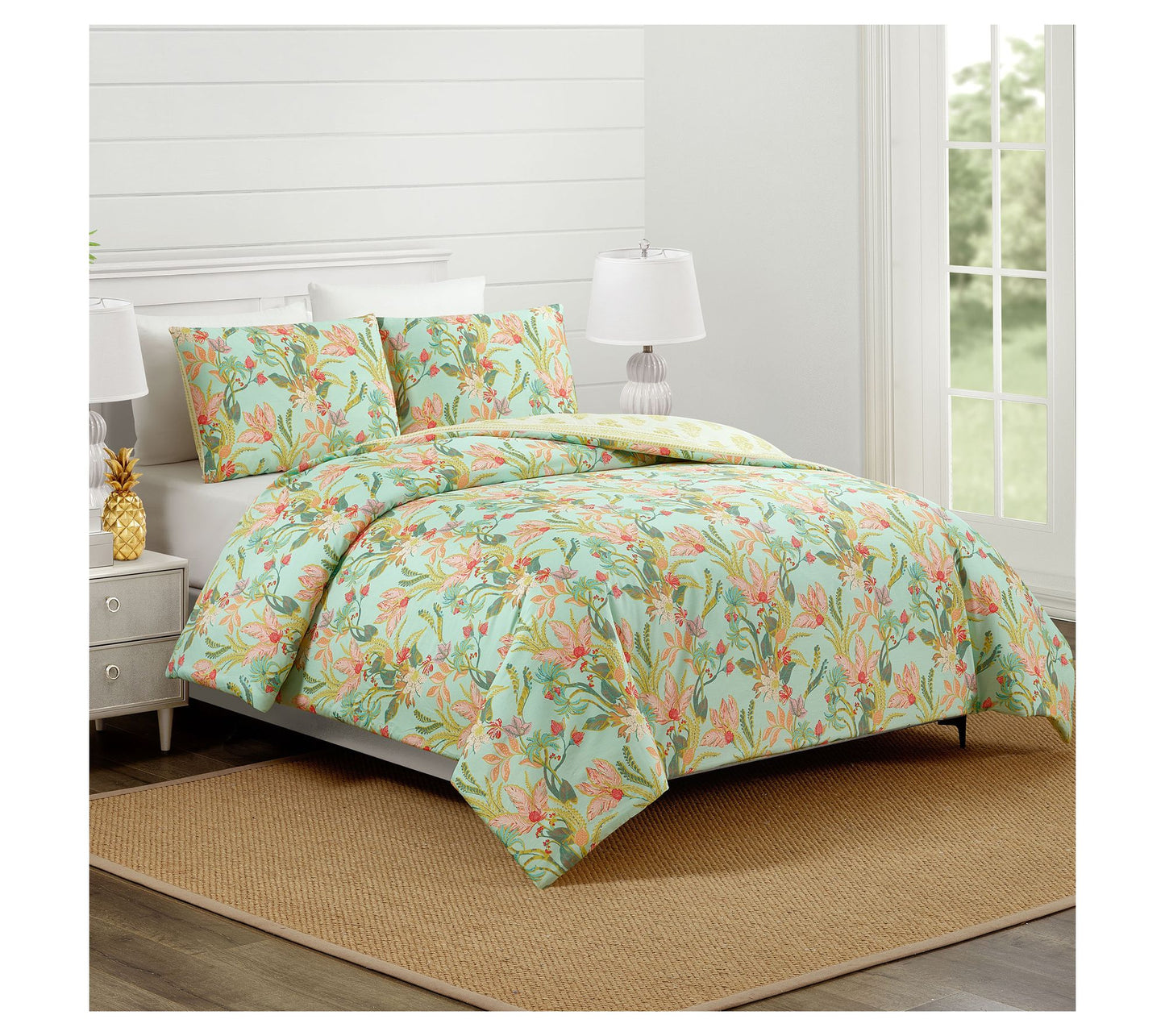 Spartina 449 Queenie Tropical 3pc King Comforter Set