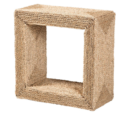 bali & pari Adonica Natural Seagrass End Table