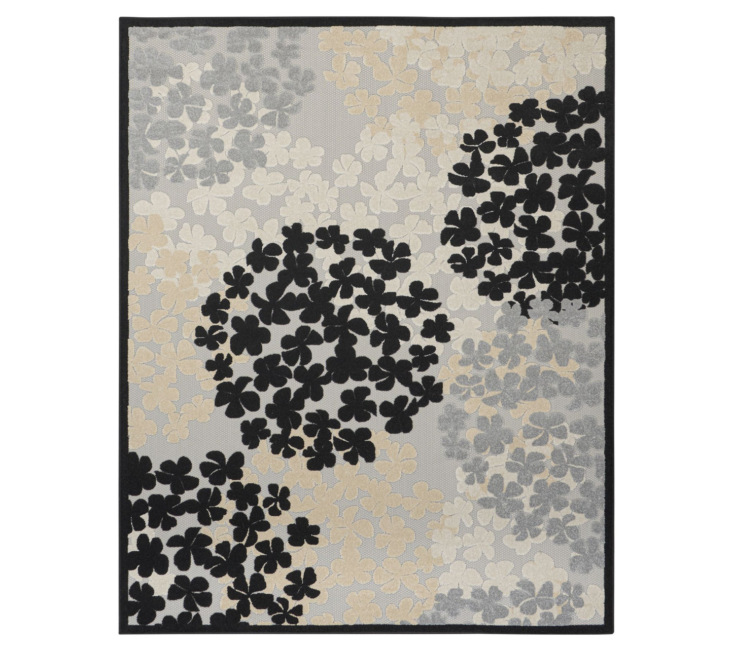Nourison Home Hydrangea Print Indoor/Outdoor 7'10" x 9'10" Rug