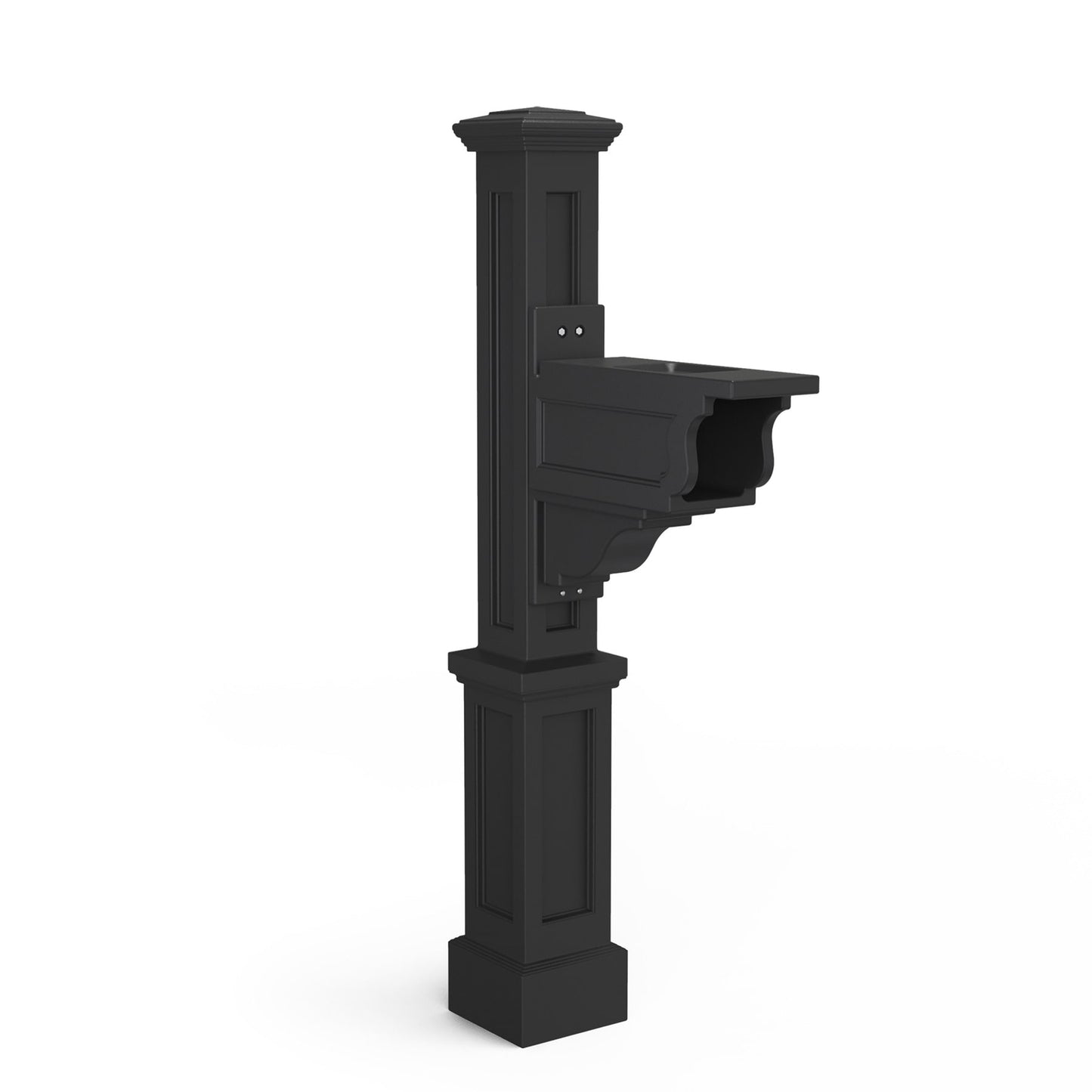 Mayne Black 4 X 4 Mount Mailbox Post 5810-B