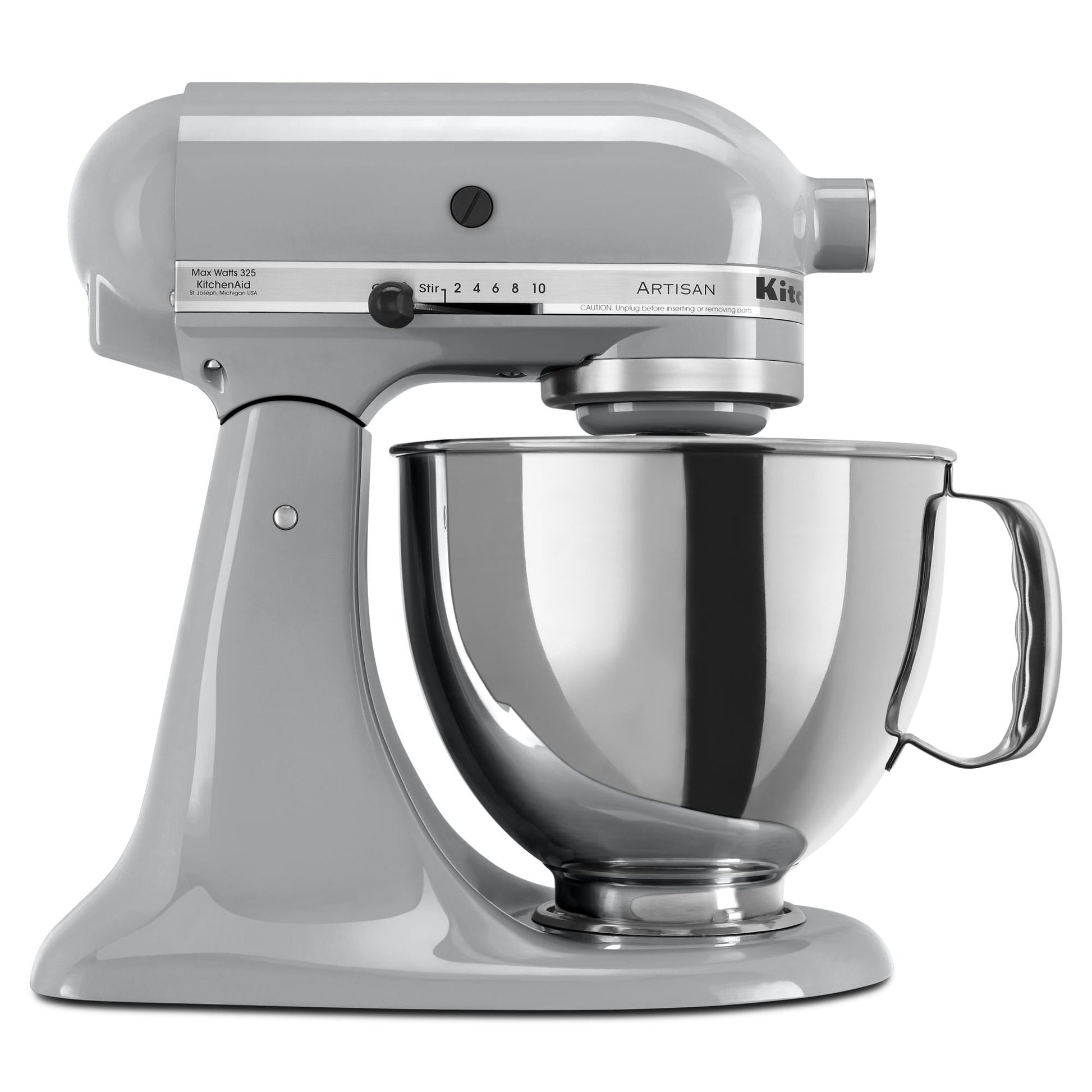 KitchenAid Artisan Metallic Chrome 5-Quart Tilt-head Stand Mixer KSM150PSMC