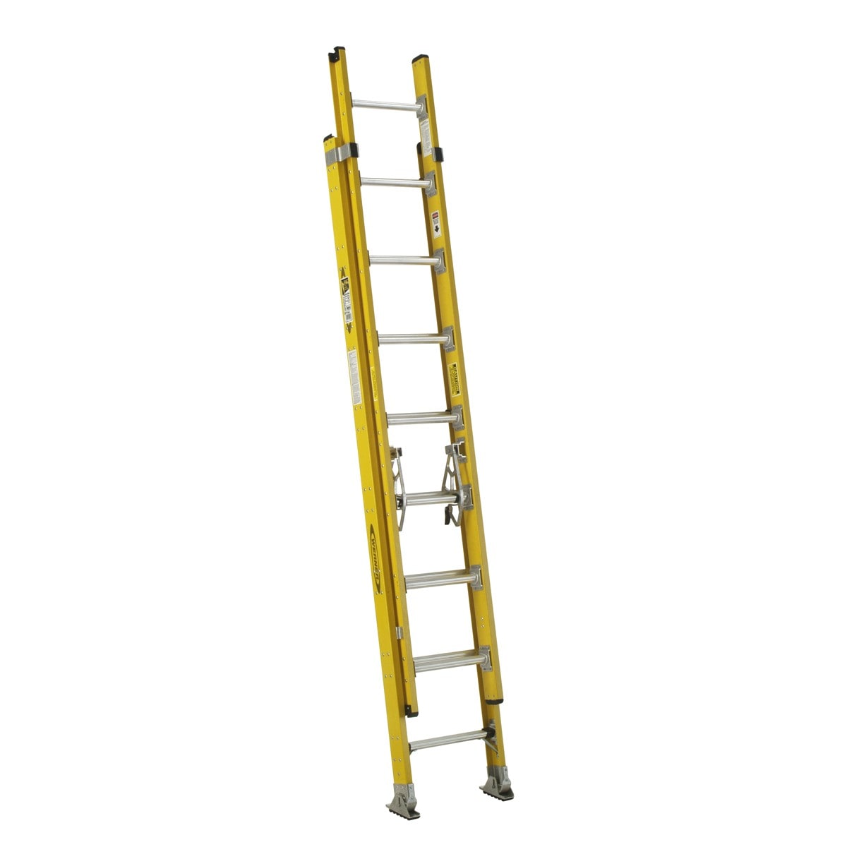 Werner D7100-2 16-ft Fiberglass Type 1aa- 375-lb Load Capacity Extension Ladder D7116-2