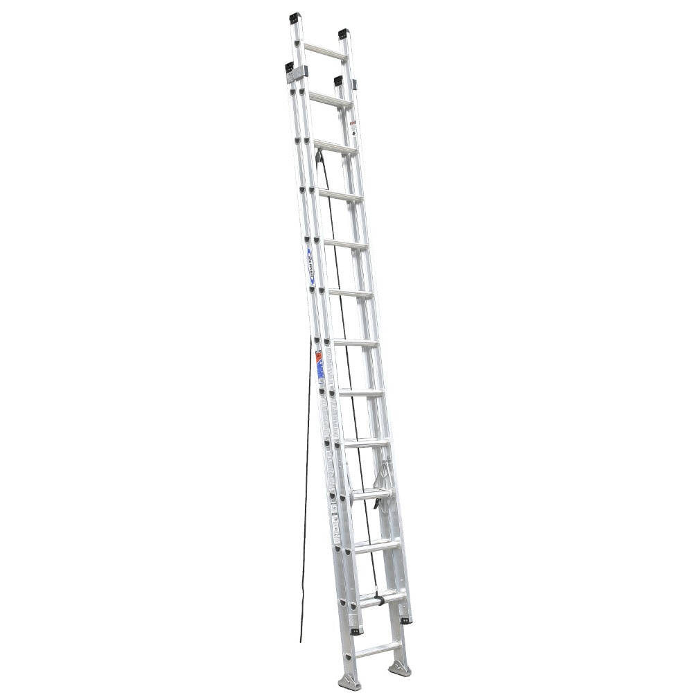 Werner D1500-2 24-ft Aluminum Type 1A-300-lb Load Capacity Extension Ladder D1524-2