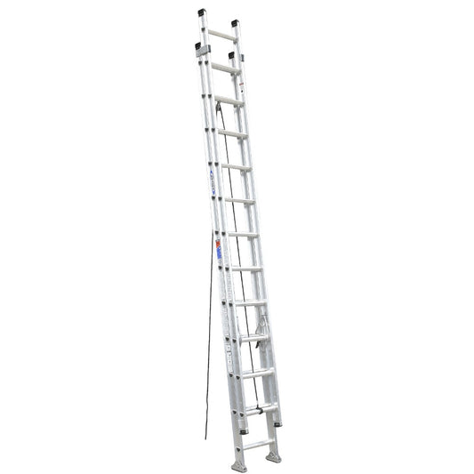 Werner D1500-2 24-ft Aluminum Type 1A-300-lb Load Capacity Extension Ladder D1524-2