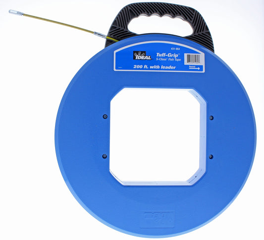 IDEAL Tuff-Grip Pro S-Class 200-ft Fiberglass Fish Tape 31-064