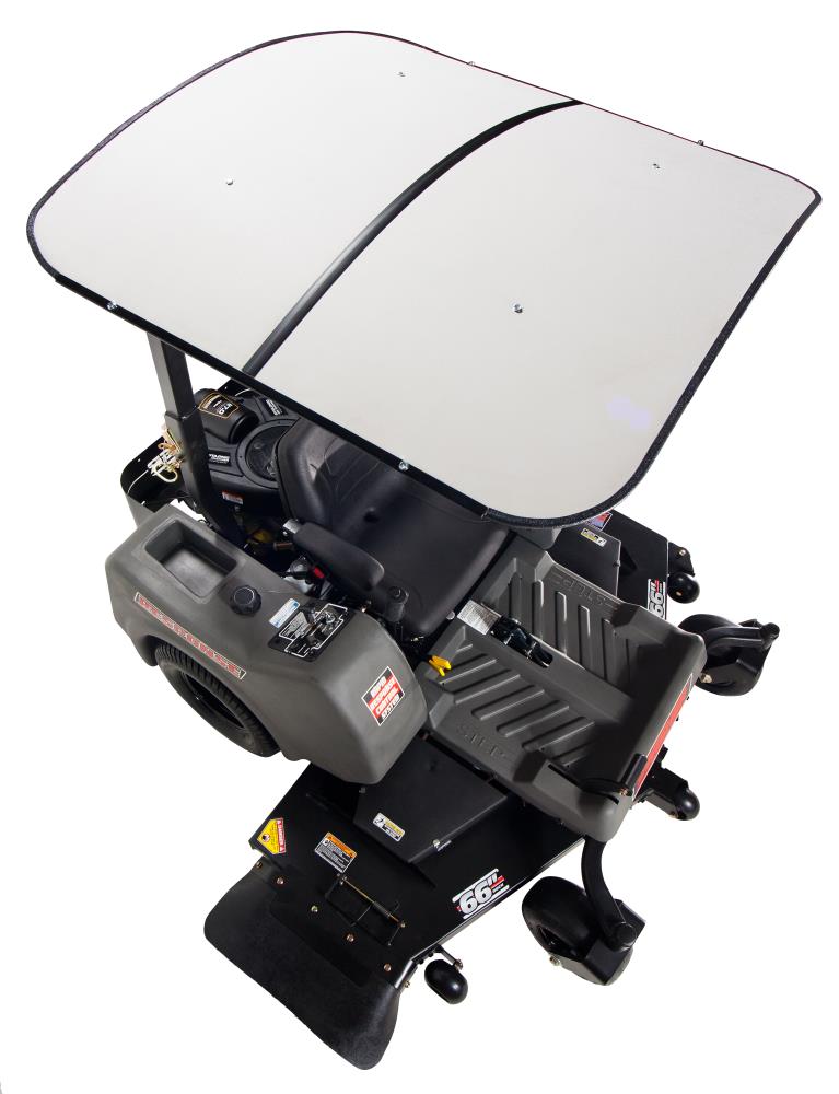 Swisher White Riding Lawn Mower Canopy for Compact Tractors and Zero Turn Mowers, Sunshade with Steel Frame, 44.5-in Width, 5-in Height SS4444W