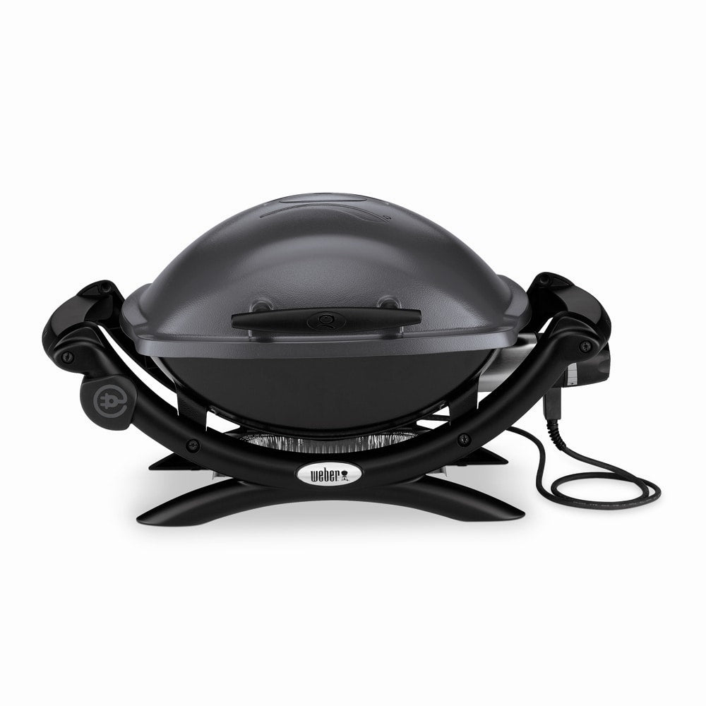 Weber Q1400 189-Sq in Dark Gray Portable Electric Grill 52020001