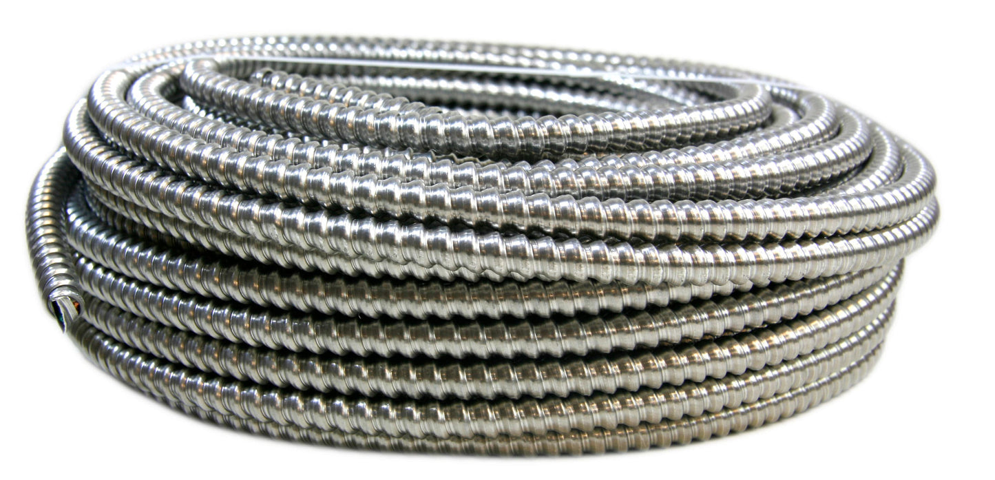 Southwire Duraclad 100-ft 4/1 Stranded Steel BX/AC Armored Cable 55160223