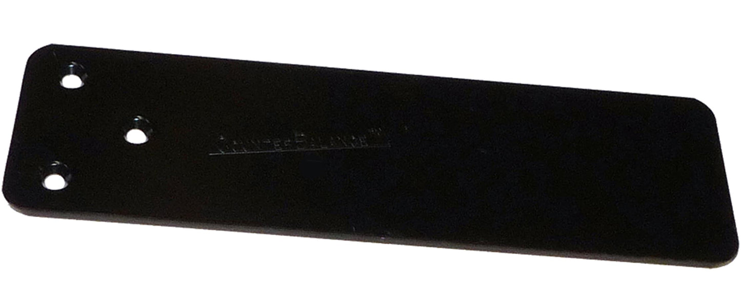 CounterBalance Counterplate XL 11.75-in x 3.75-in x 0.1875-in Black Steel Countertop Support Bracket (6-Pack) CCH-CBPL-KIT