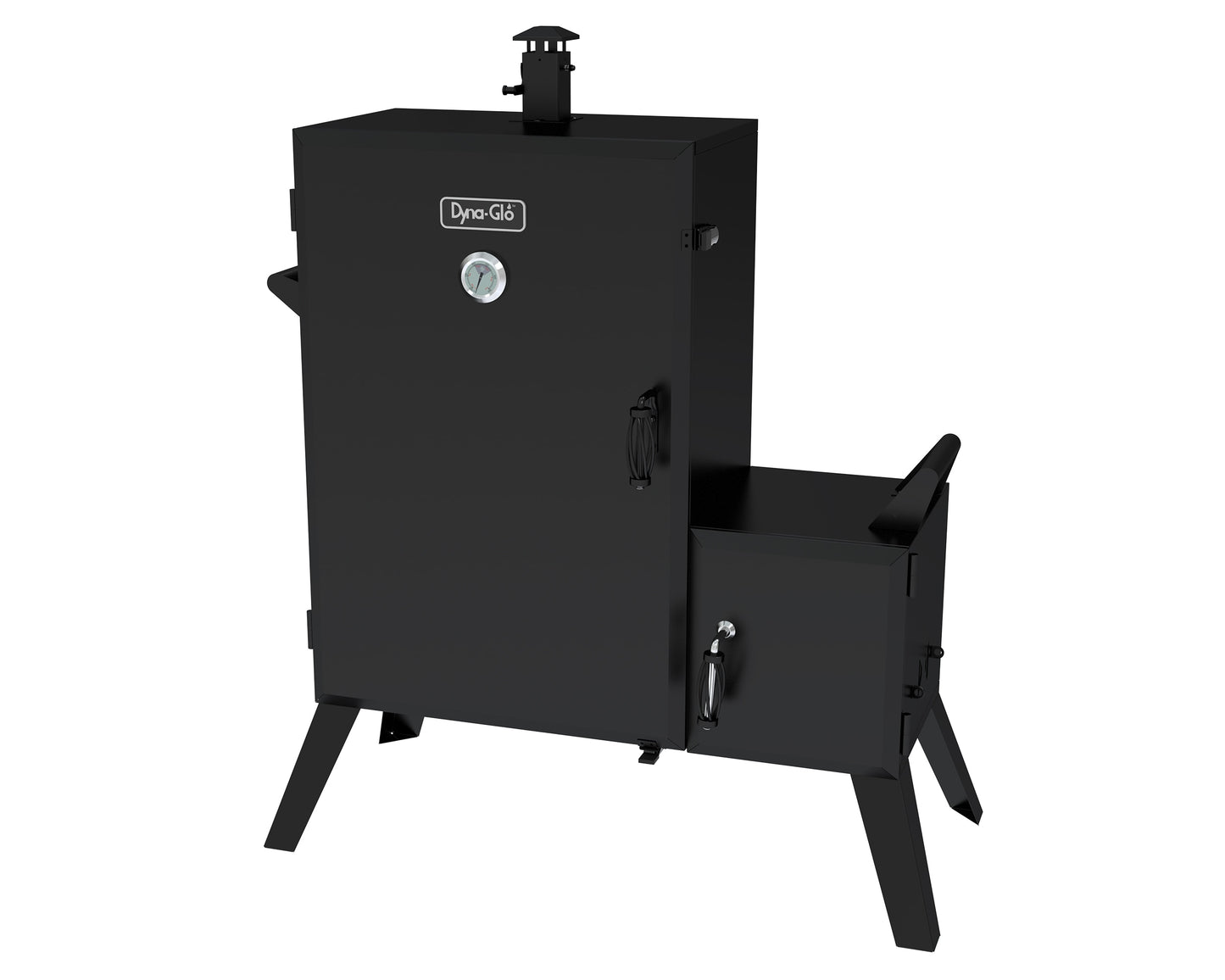 Dyna-Glo 1890-Sq in Black Vertical Charcoal Smoker DGO1890BDC-D