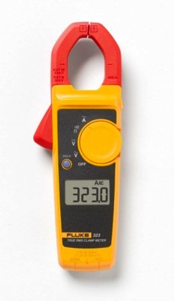 Fluke 323 True-rms Digital Display Clamp Meter Multimeter 400 Amp 600-Volt FLUKE-323-LW