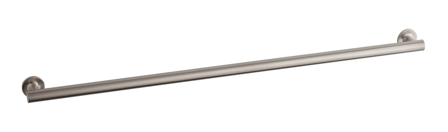 KOHLER Traditional 42.0-in Brushed Stainless Wall mount ADA Compliant Grab Bar ( 300.0-lb Weight Capacity )
