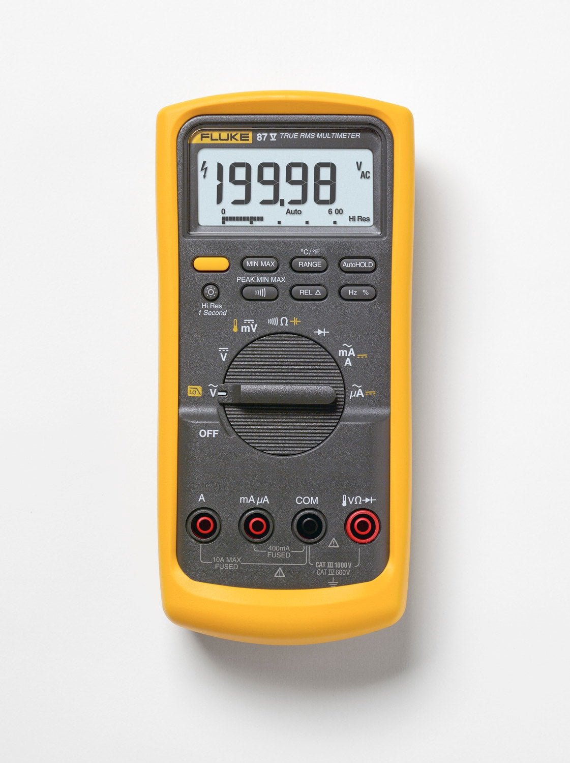 Fluke 87V Industrial Digital Display Multimeter 10 Amp 1000-Volt FLUKE-87-5