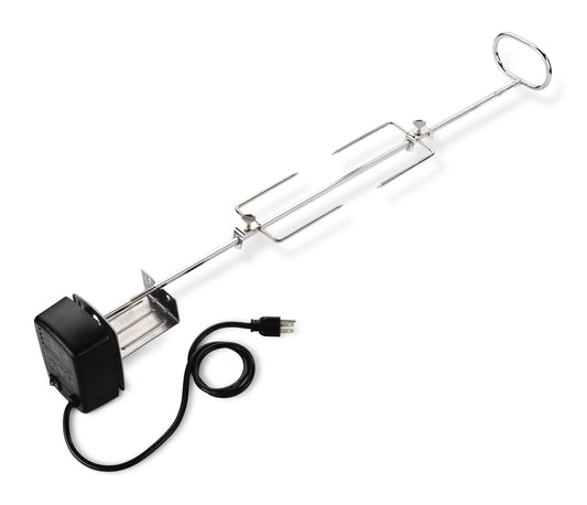 Weber 42.1-in Stainless Steel Grill Rotisserie 7652