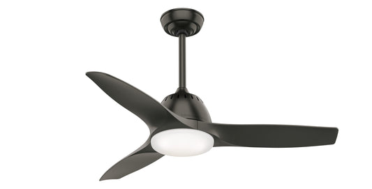Casablanca Wisp 44-in Integrated LED Noble Bronze with Noble Bronze Blades With Light and Remote ( 3 -Blade ) 877713