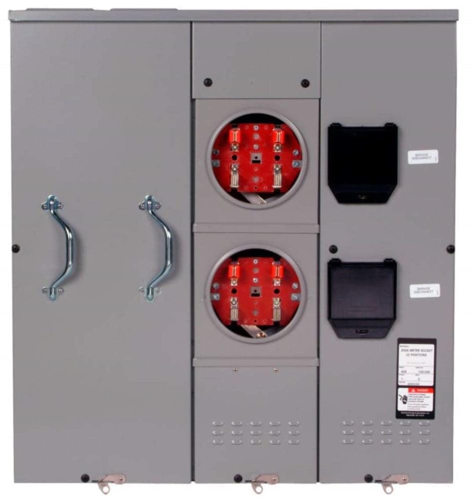 Siemens 400 2 Gang Ring Overhead/Underground Meter Socket WEP4212