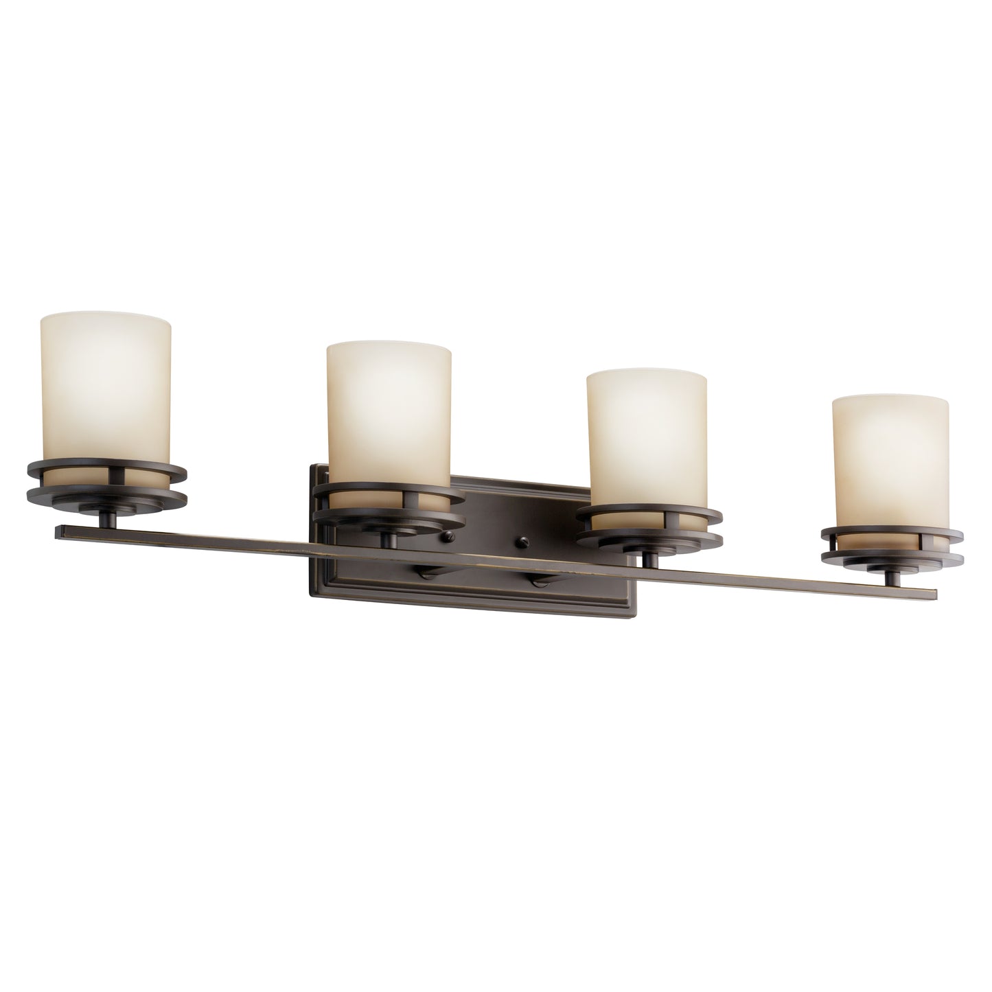 Kichler Hendrik 33.5-in 4 -Light Antique Bronze Modern/contemporary Vanity light 1252317