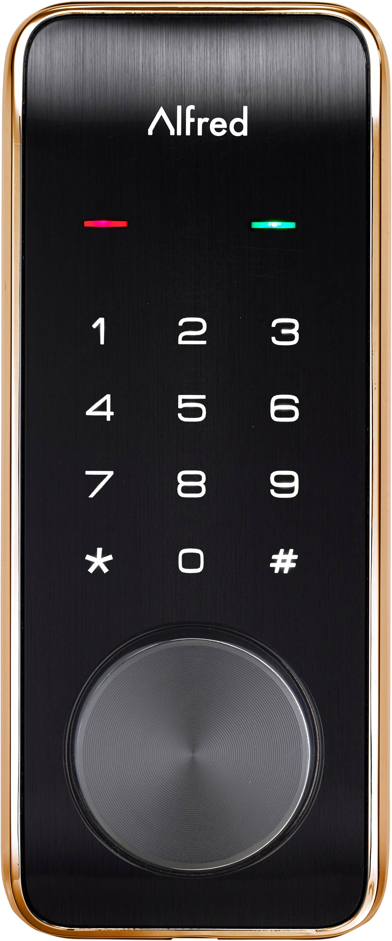 Alfred DB2 Gold Smart Lock Electronic Deadbolt Bluetooth Touchscreen Keypad DB2-B-GL