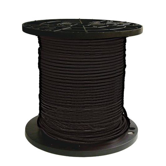 Southwire SIMpull 1000-ft 8-AWG Black Stranded Copper Thhn Wire (By-the-roll) 20488306