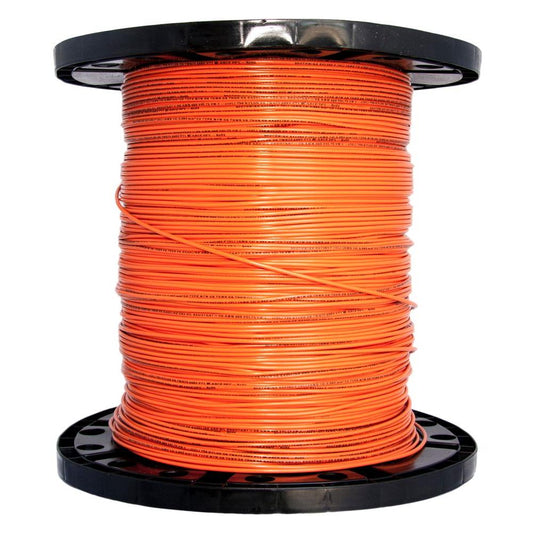 Southwire SIMpull 500-ft 8-AWG Orange Stranded Copper Thhn Wire (By-the-roll) 23849312