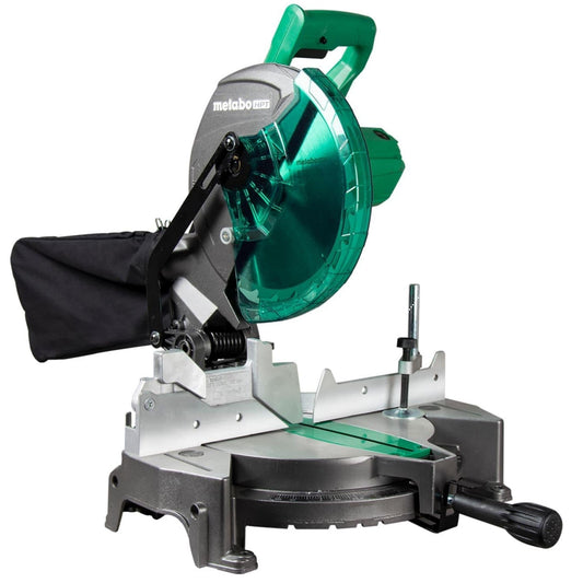 Metabo HPT 10-in 15-Amp Single Bevel Compound Corded Miter Saw C10FCGSM