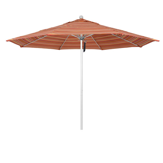 California Umbrella 11-ft Aluminum Multiple colors/finishes No-tilt Market Patio Umbrella