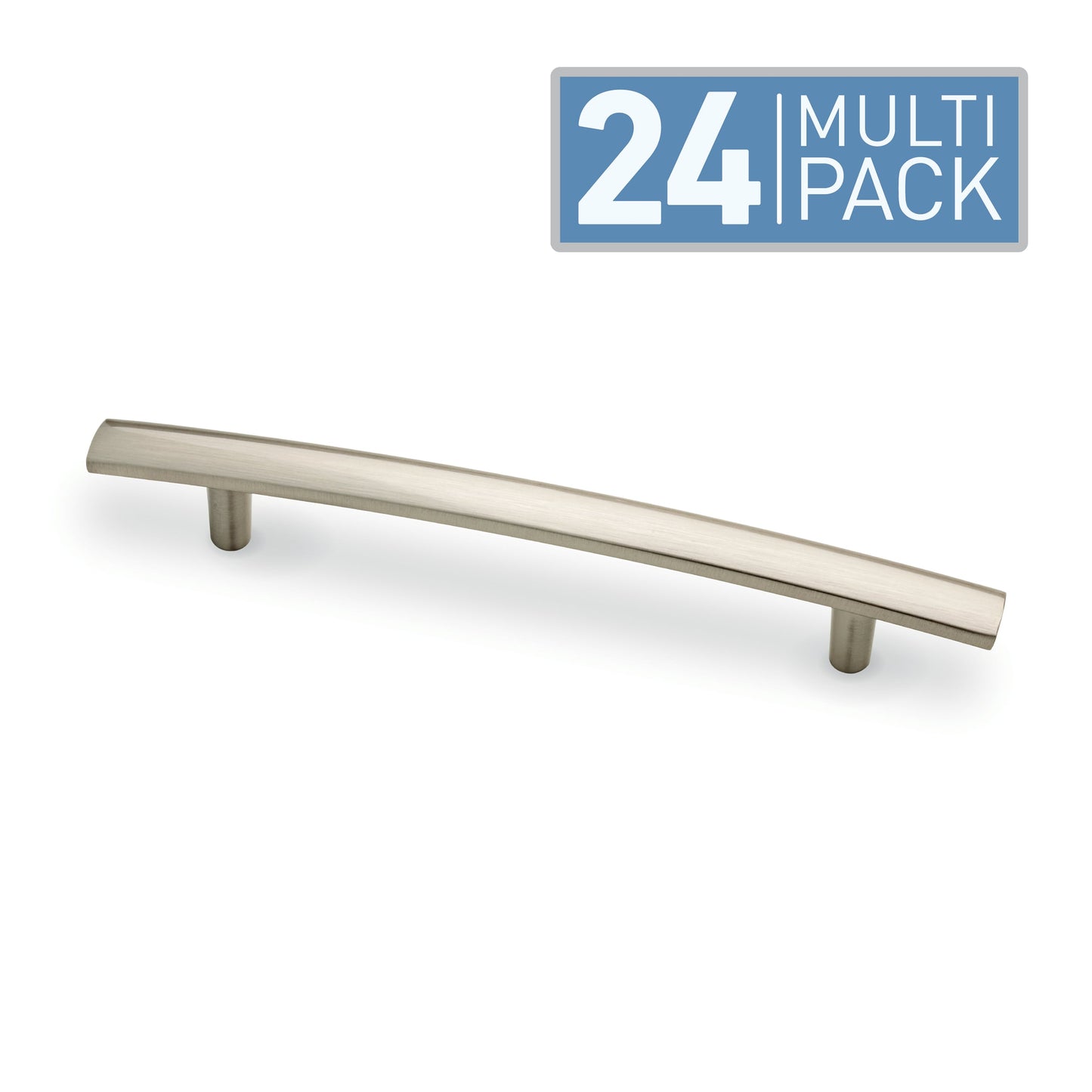 Brainerd Caroline 5-1/16-in (128Mm) Center to Center Satin Nickel Arch Handle Drawer Pulls (24-Pack) P24429W-SN-K2