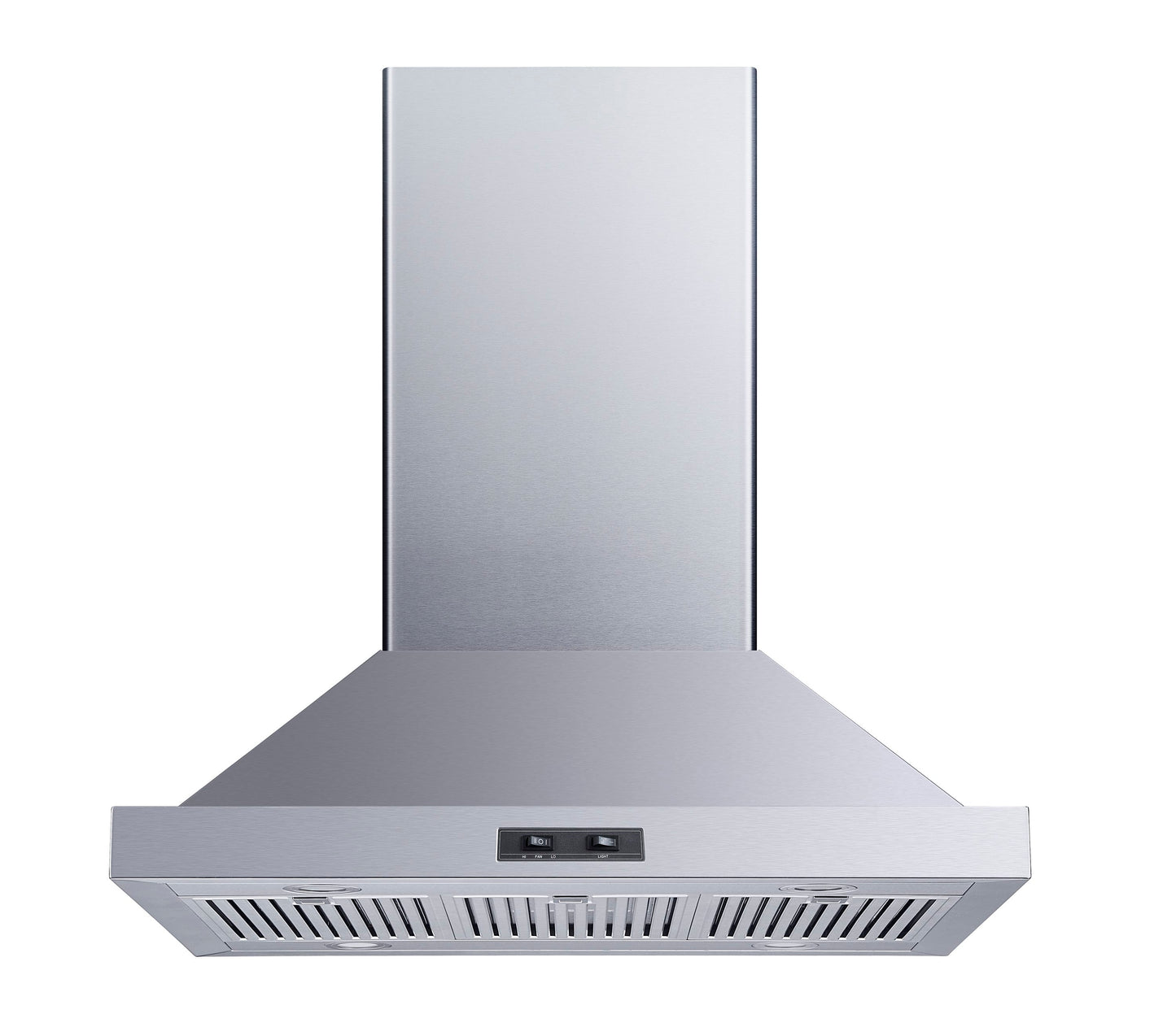 Winflo 30 inch Convertible 300-CFM Stainless Steel Island Range Hood