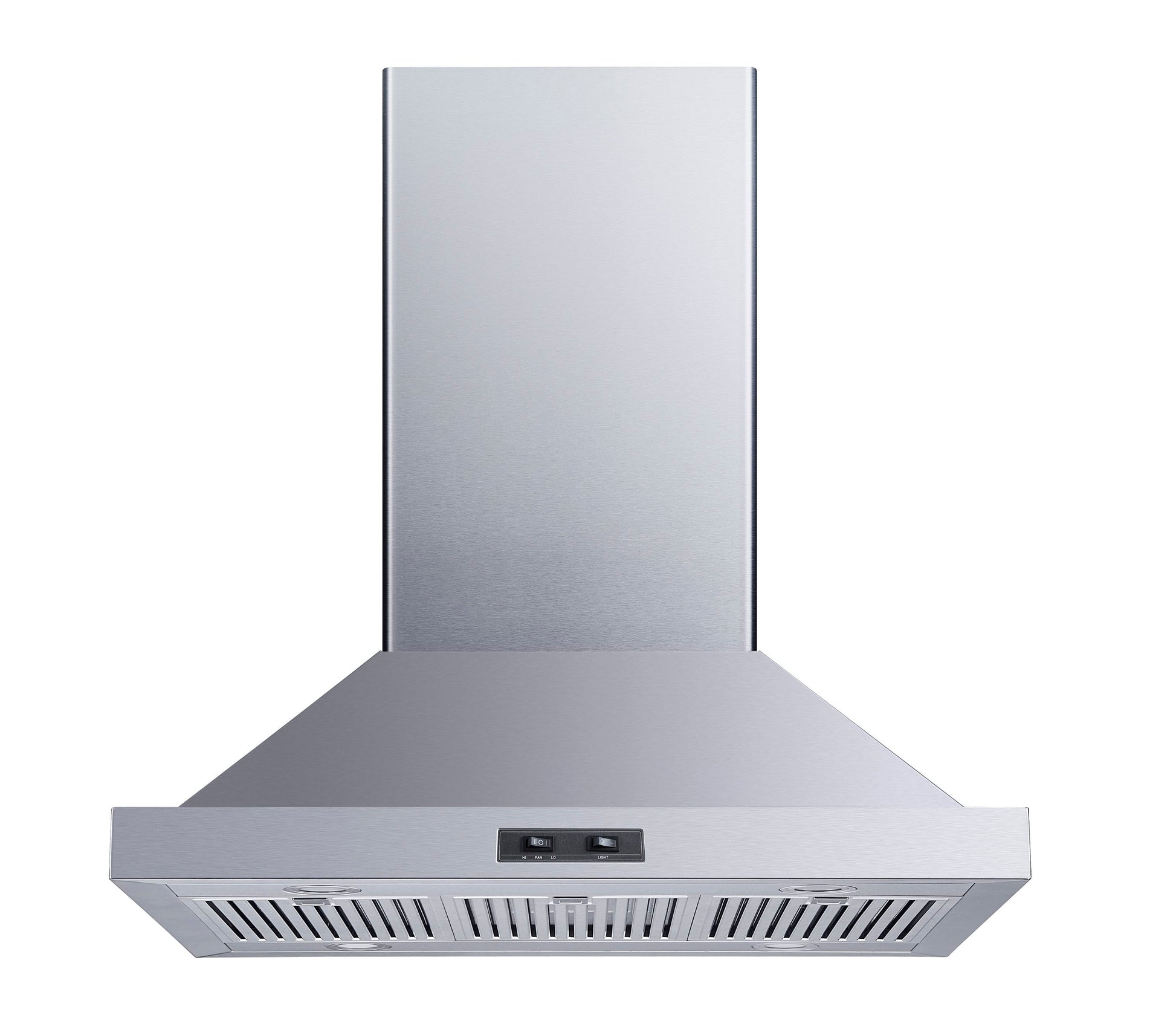 Winflo 30 inch Convertible 300-CFM Stainless Steel Island Range Hood
