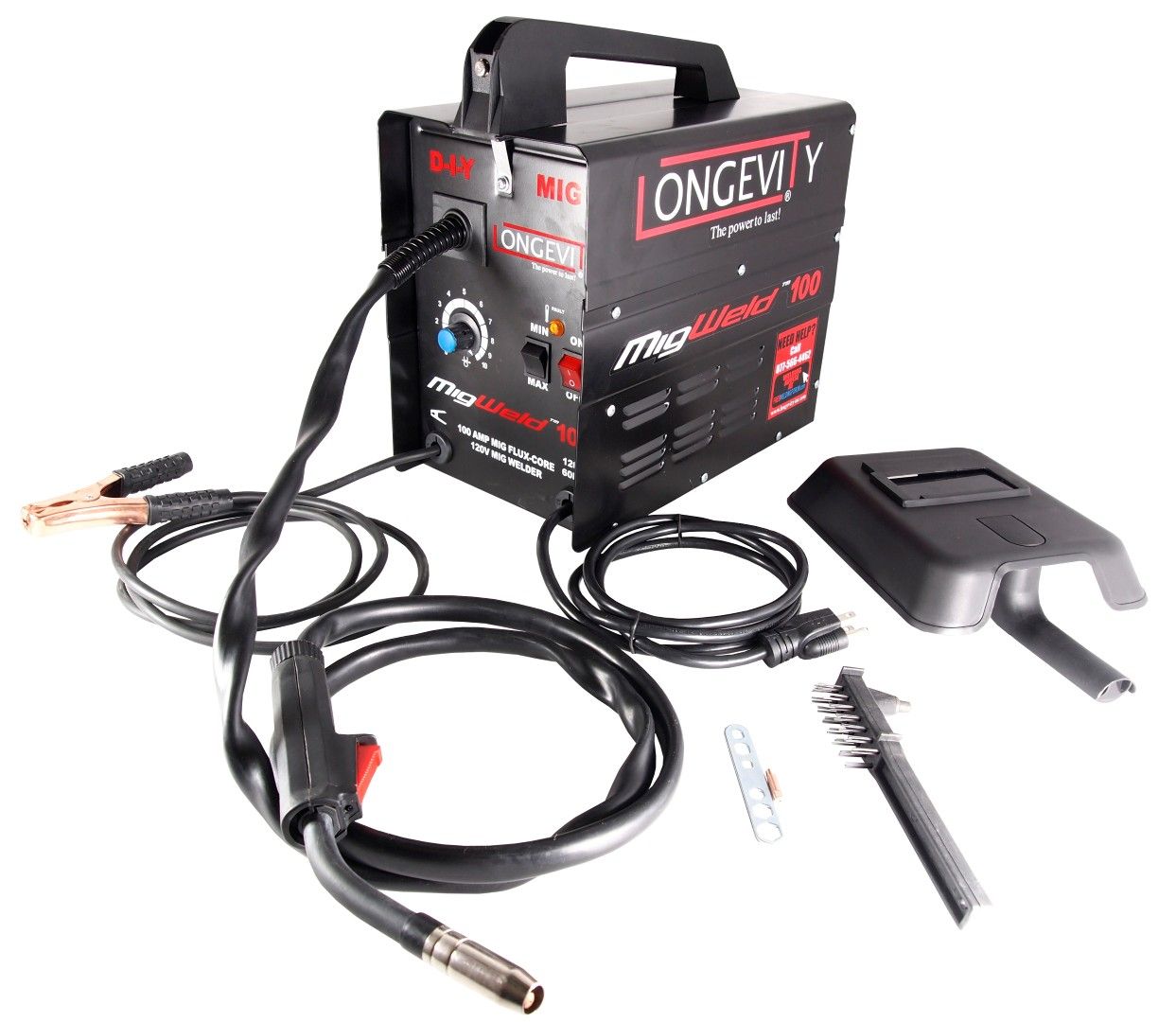 Longevity 120-Volt 100-Amp Mig Flux-cored Wire Feed Welder 880143