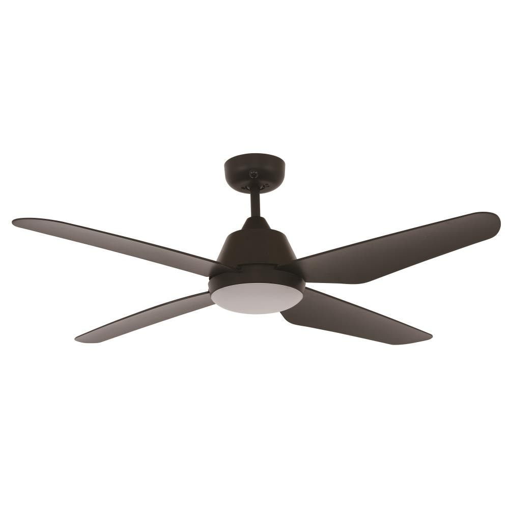 Lucci Air Aria 52-in Integrated LED Black with Black Blades Ceiling Fan With Light - Remote Included ( 4 -Blade )
