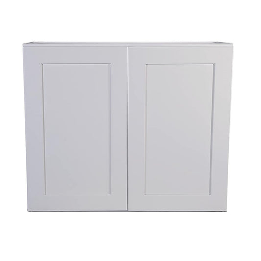 Design House Brookings 36-in W x 24-in H x 12-in D White Maple Wall Fully assembled Plywood Cabinet Recessed Panel