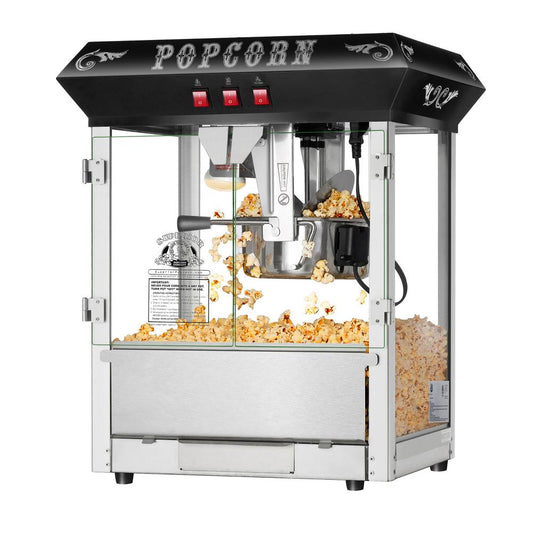 Superior Popcorn Company 1 Cup Black Oil Countertop Popcorn Machine 597515HNQ