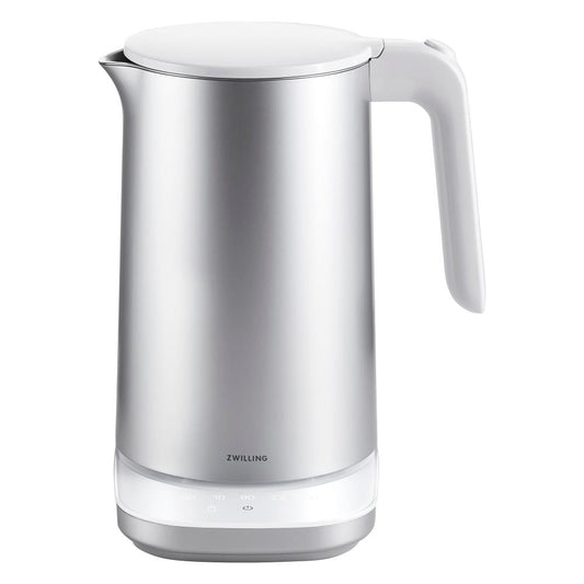 Zwilling Enfinigy Kettle Pro Cool-touch Stainless Steel Exterior 6-Cup Corded Programmable Digital Electric Kettle with Automatic Shut-Off 53101-500