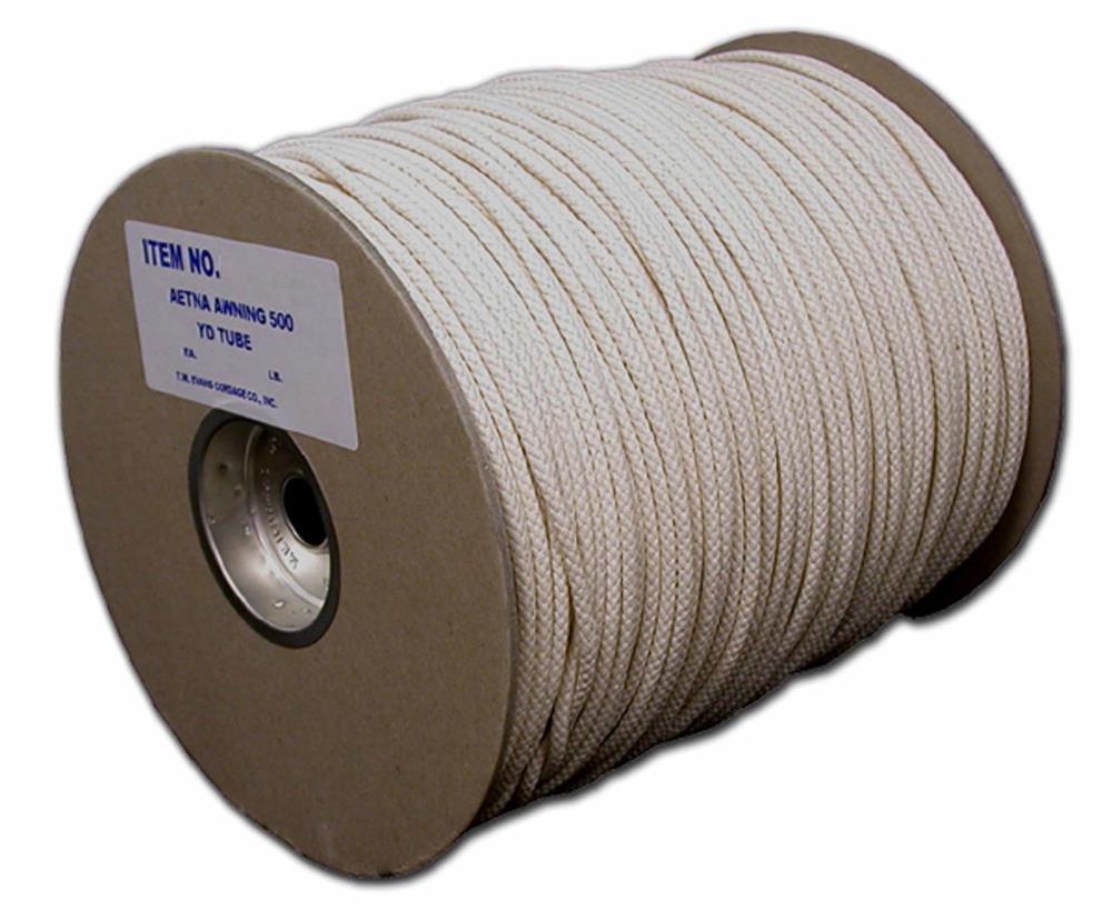 T.W. Evans Cordage 0.2187-in x 1500-ft Braided Cotton Rope (By-the-Roll) 055-070-25