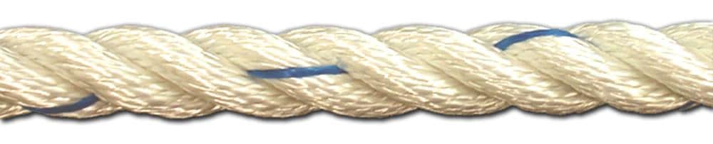 T.W. Evans Cordage 0.25-in x 1200-ft Twisted Polypropylene Rope (By-the-Roll) 33010