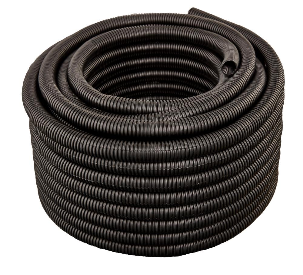 HydroMaxx 100-ft x 2-in Ldpe Black Split Tubing Wire Loom BLDPES0200100