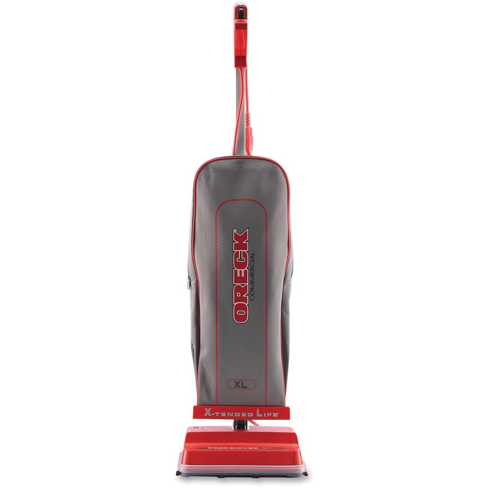 Oreck Red/Silver Upright Vacuum Cleaner for Carpet and Hardwood Floors - Commercial/Residential ORKU2000RB1