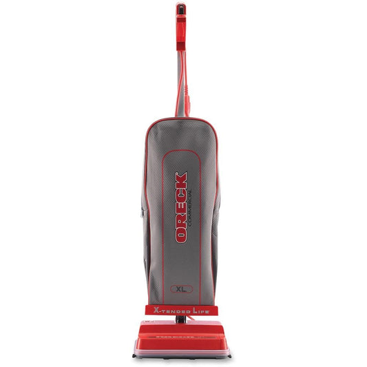 Oreck Red/Silver Upright Vacuum Cleaner for Carpet and Hardwood Floors - Commercial/Residential ORKU2000RB1