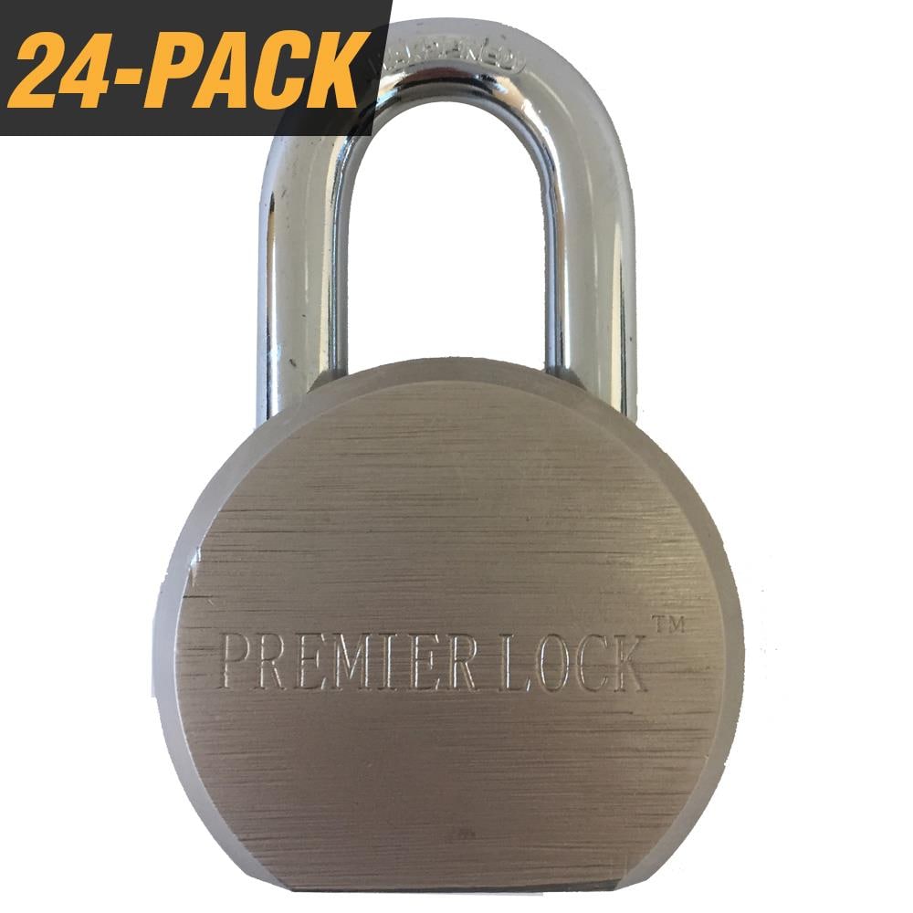 Premier Lock Keyed Padlock, 2-9/16-in Wide x 1-1/4-in Shackle (24-Pack) GAP01X-KA-24