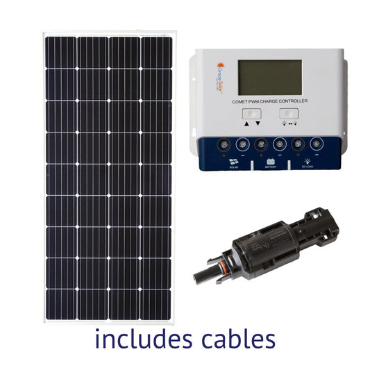Grape Solar 0.2-kW Off-grid Solar Electric Power Kit GS-200-KIT-BT