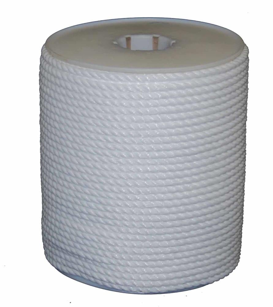 T.W. Evans Cordage 0.5-in x 600-ft Twisted Polypropylene Rope (By-the-Roll) 81-030
