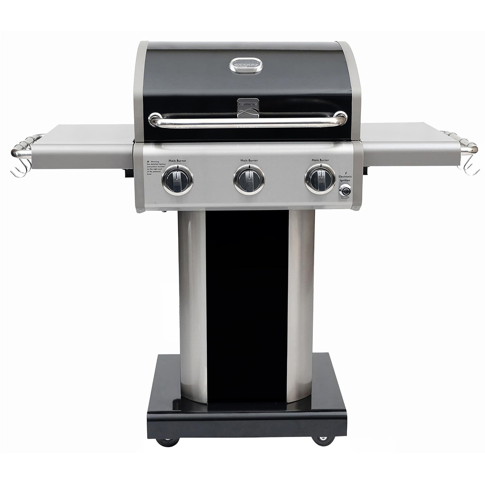 Kenmore Black 3-Burner Liquid Propane Gas Grill PG-4030400LD