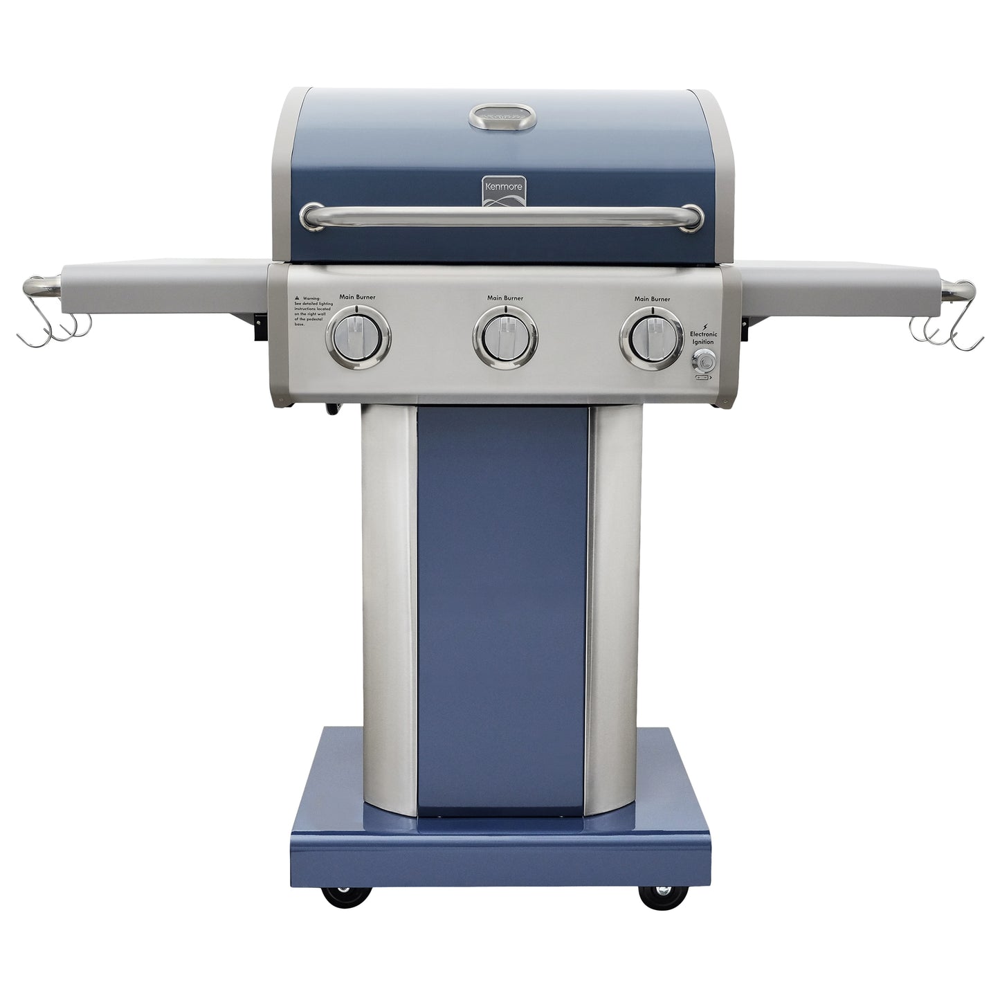 Kenmore Azure 3-Burner Liquid Propane Gas Grill PG-4030400LD-AZ