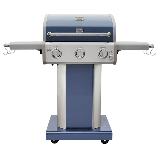 Kenmore Azure 3-Burner Liquid Propane Gas Grill PG-4030400LD-AZ