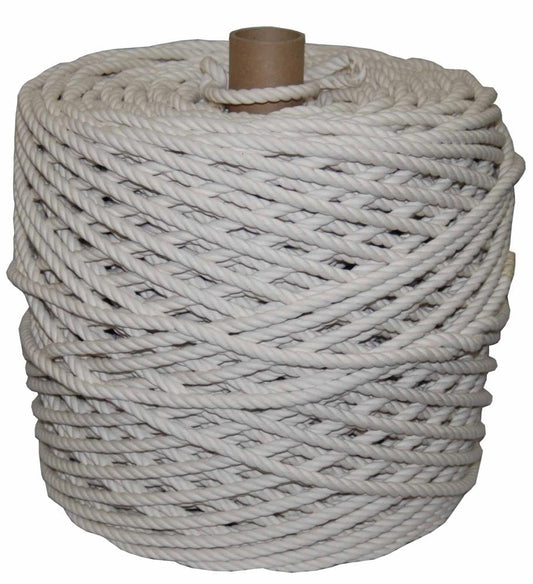 T.W. Evans Cordage 0.5-in x 600-ft Twisted Cotton Rope (By-the-Roll) 29-006