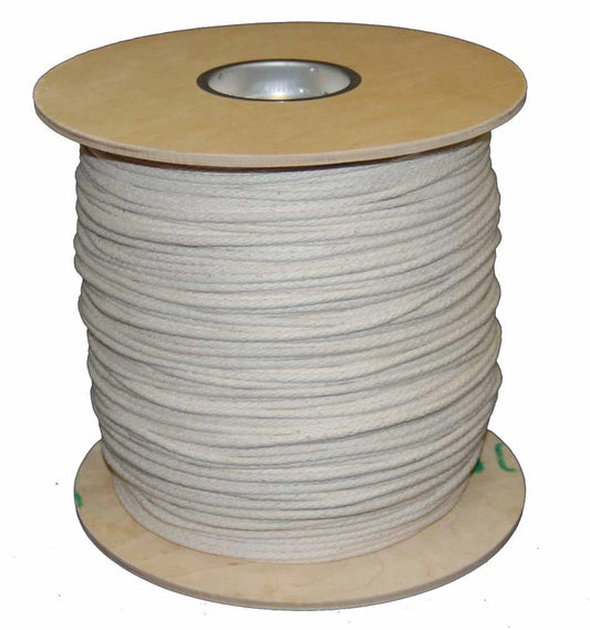 T.W. Evans Cordage 0.2187-in x 1200-ft Braided Cotton Rope (By-the-Roll) 46-071